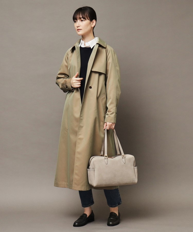 アルタレーナ】ヌバック レザーハンドバッグ M 本革（商品番号：P25