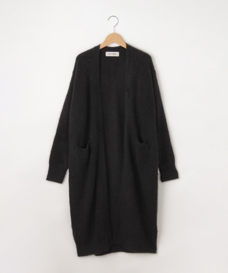 Lilly Lynque（リリーリン） フォックス混前あきロングニット