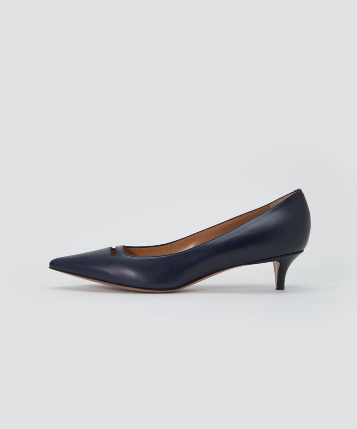PELLICO | アネッリ スムース パンプス 3.5cm NAVY - アマンオンライン