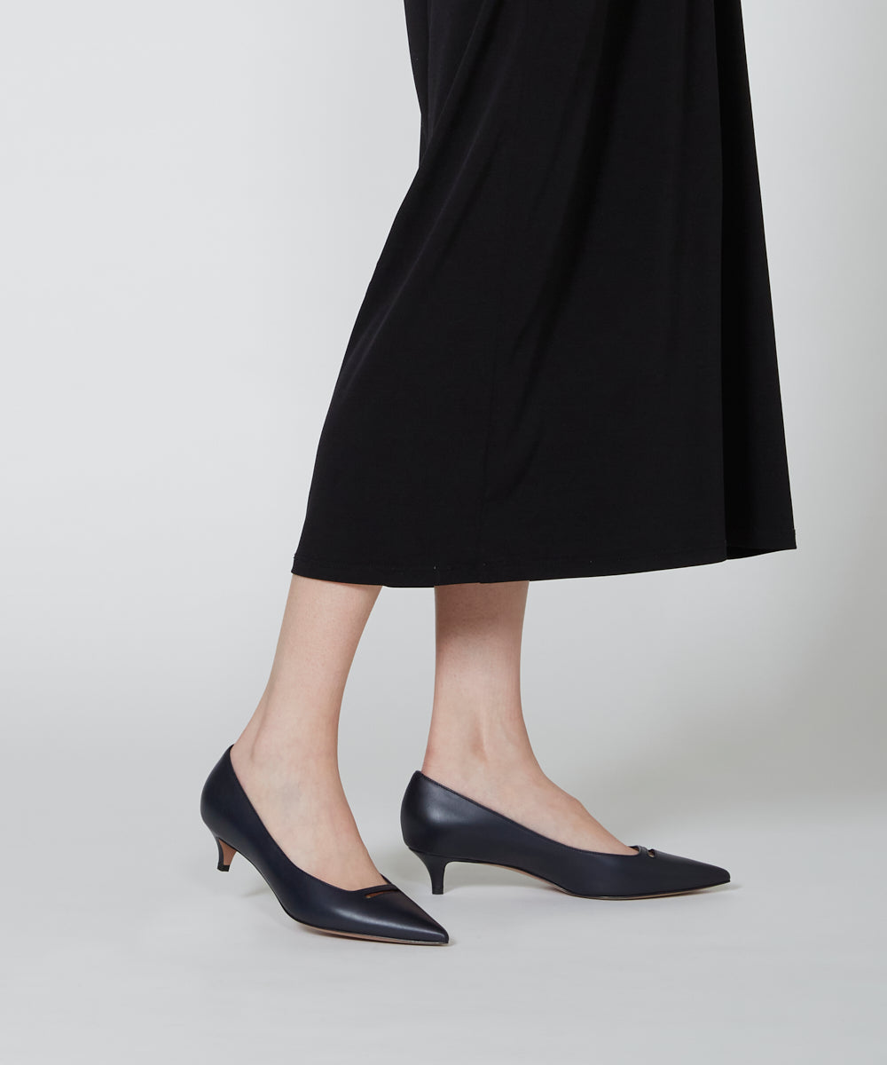 PELLICO | アネッリ スムース パンプス 3.5cm NAVY - アマンオンライン