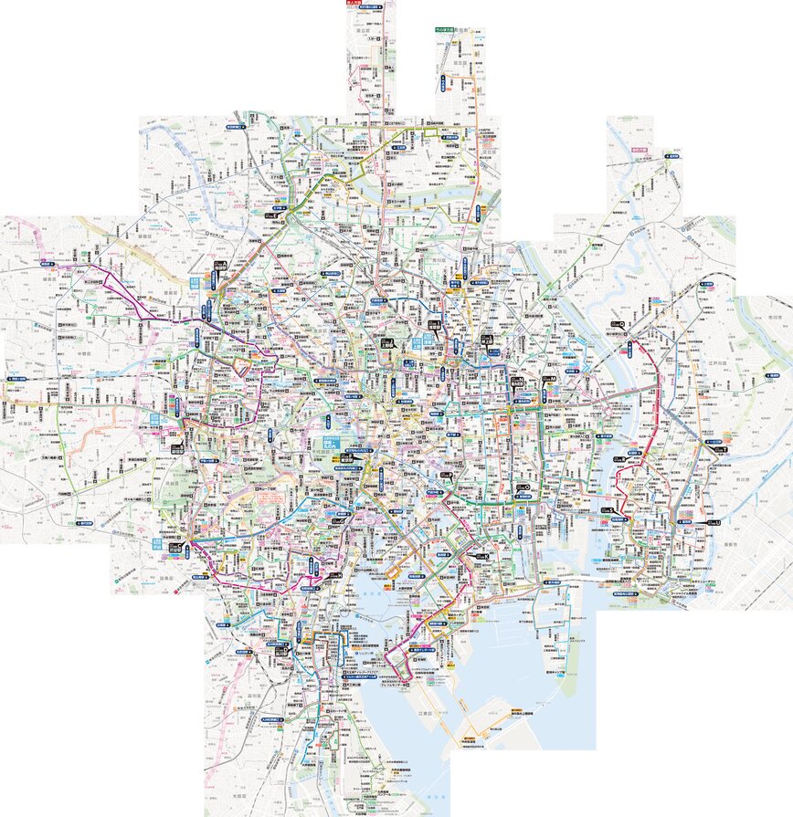 都バス路線図「みんくるガイド」 Map by Buyodo corp. | Avenza Maps