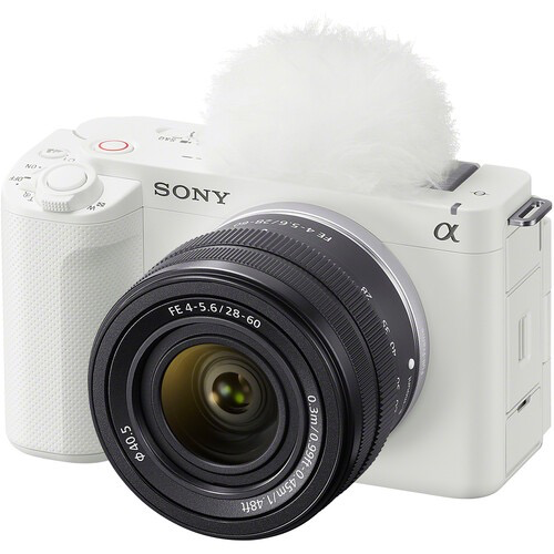 Sony ZV-E1 Mirrorless Camera with 28-60mm Lens (White) by Sony at