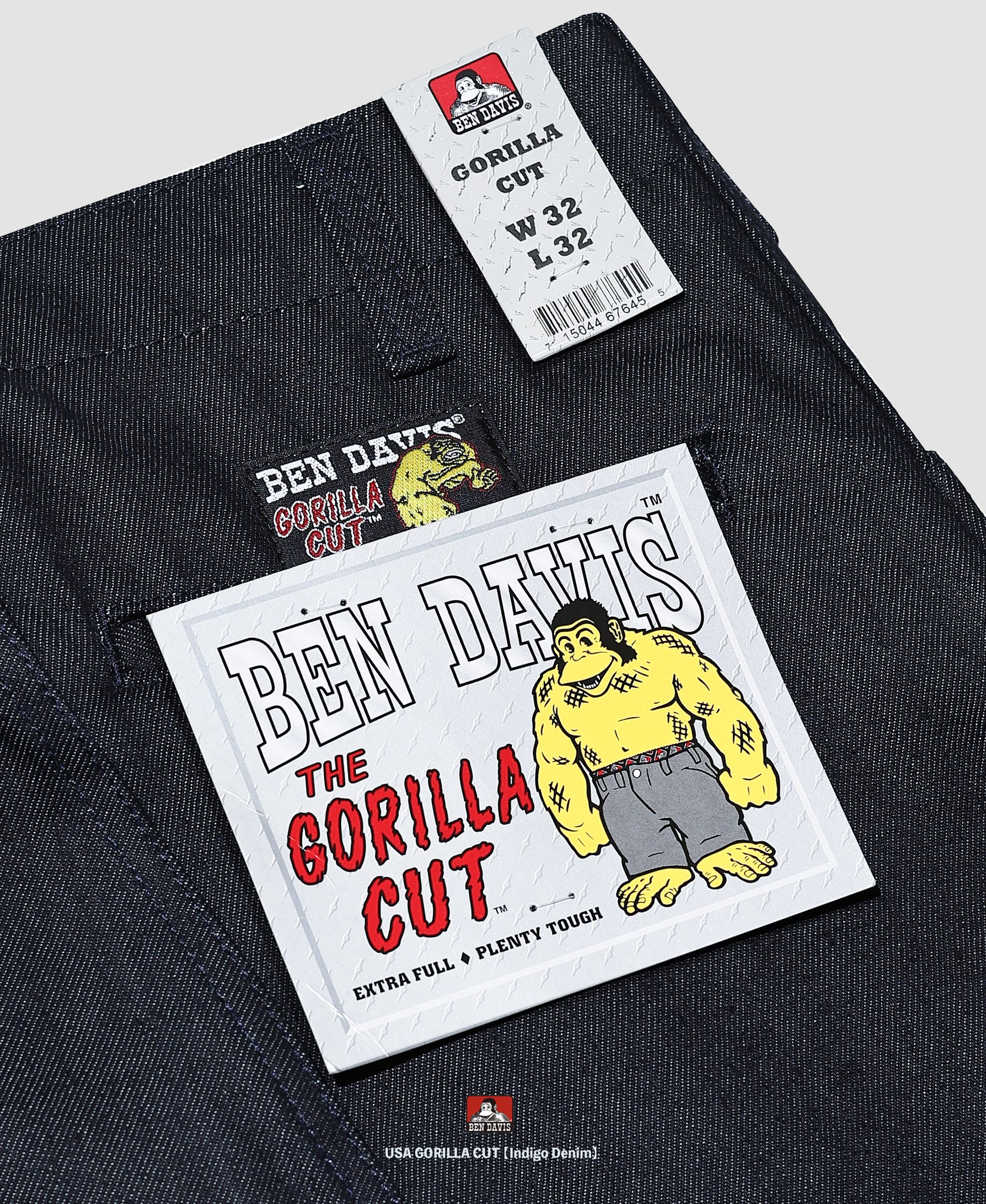 USA GORILLA CUT Indigo Denim – ベンデイビス公式通販サイト