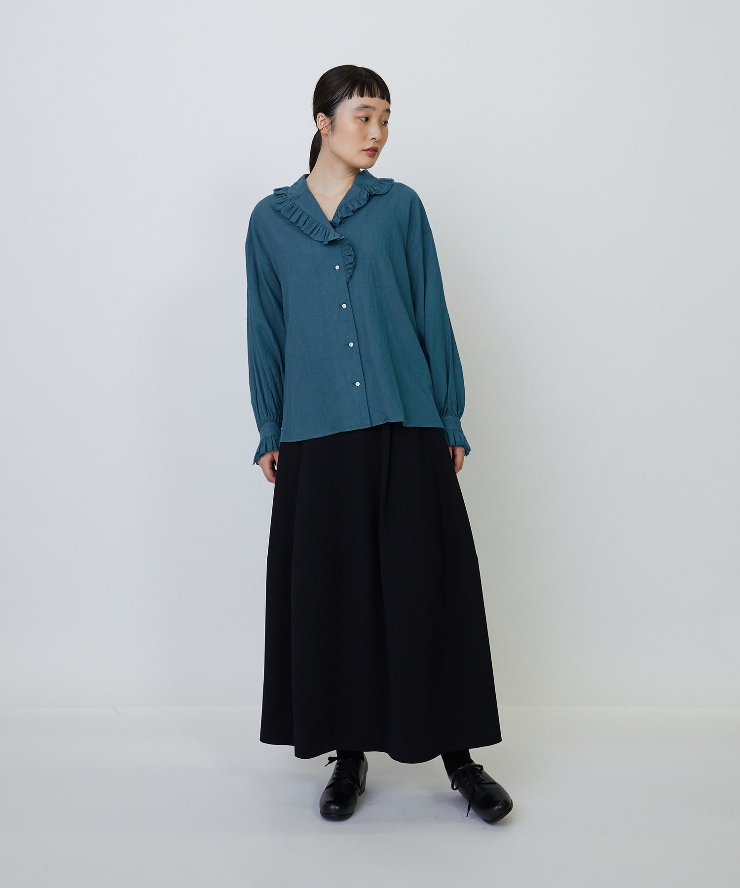 セットアップ】エコダブルクロスボトルシルエットスカート｜BIGI