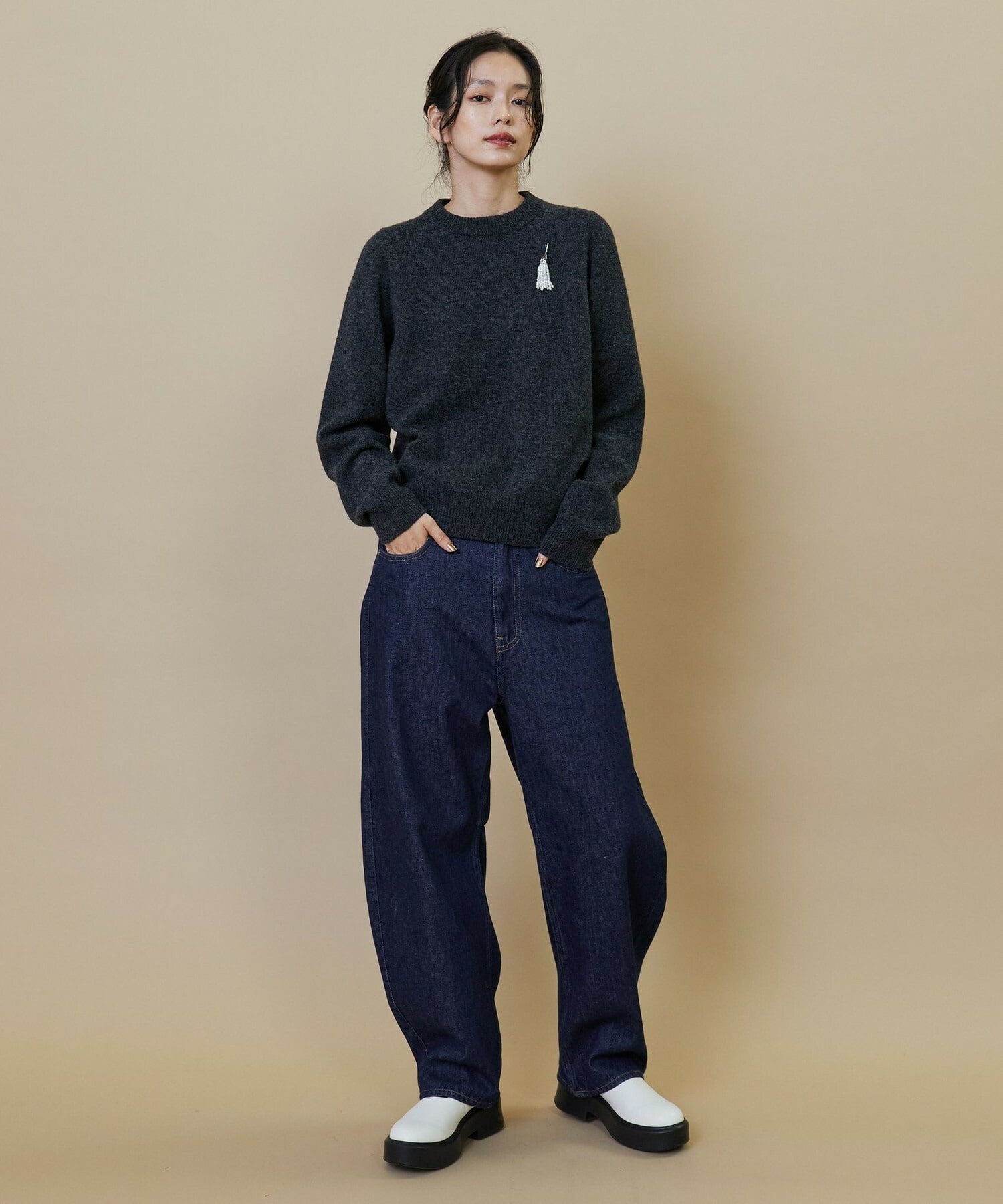 10.2ozリサイクルデニムパンツ｜BIGI online store - ビギ オンライン