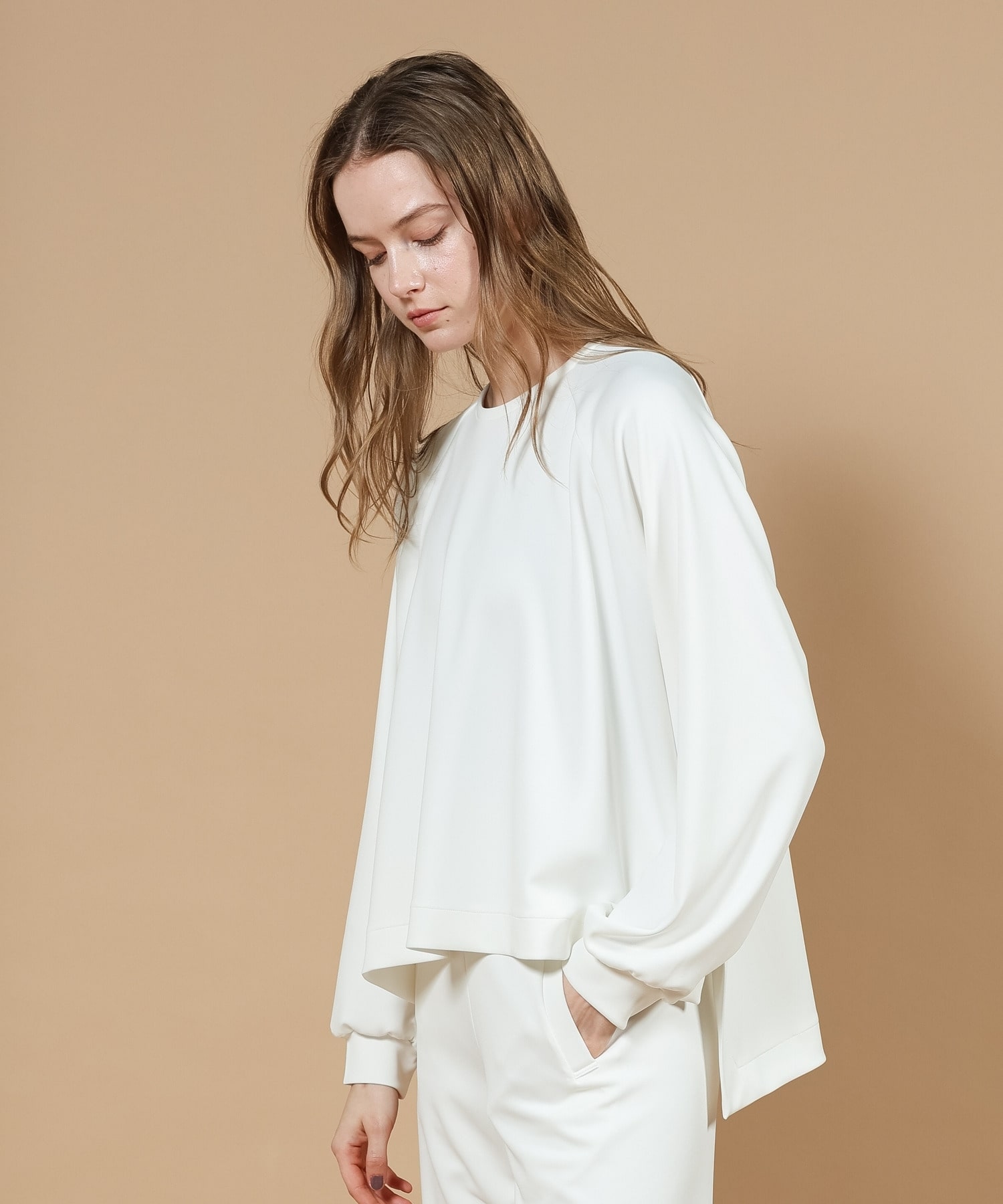 プランプストレッチラージトップス/エコ・抗菌防臭・吸水速乾・ハイ