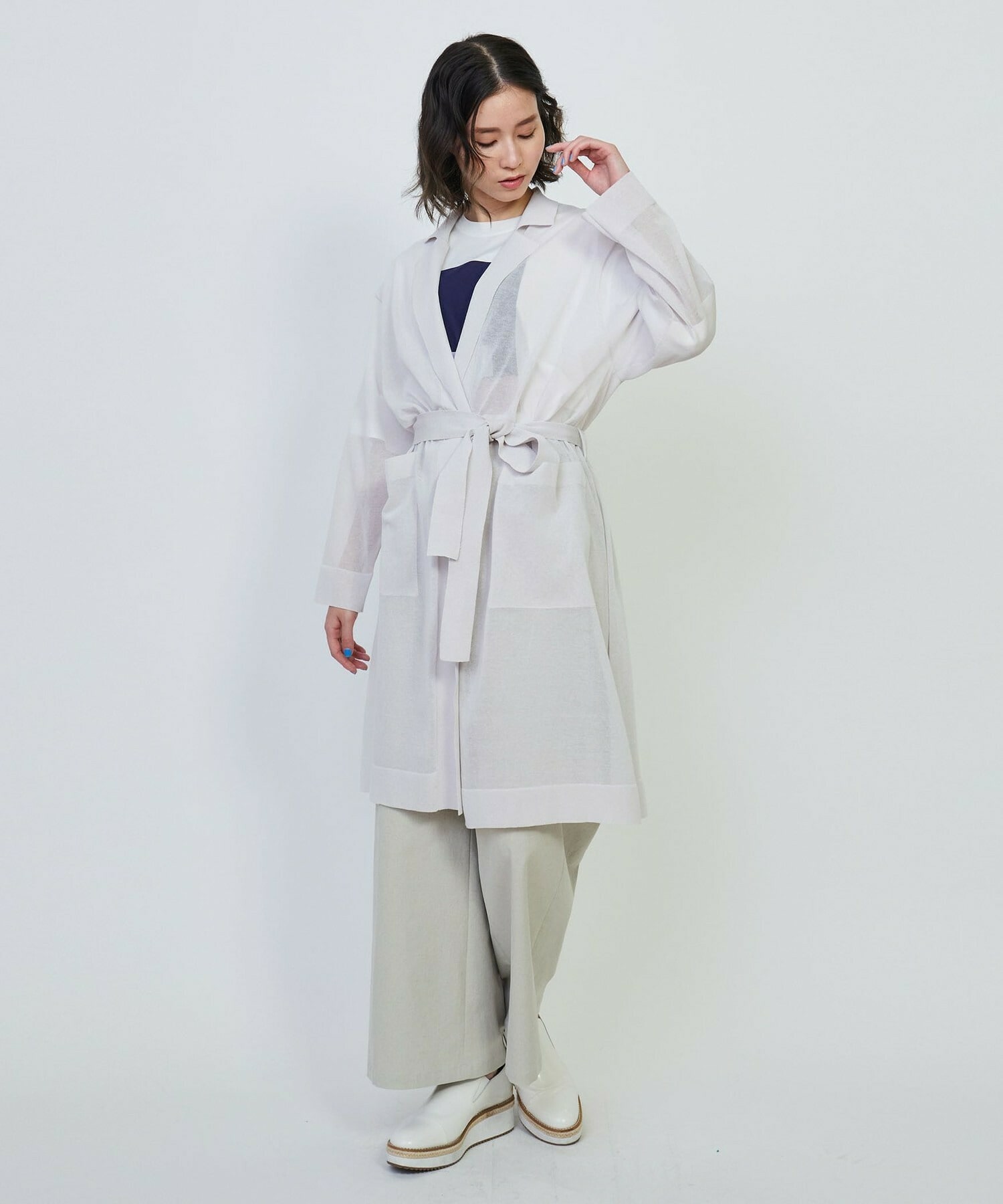 シアーロングカーディガン｜BIGI online store - ビギ オンラインストア