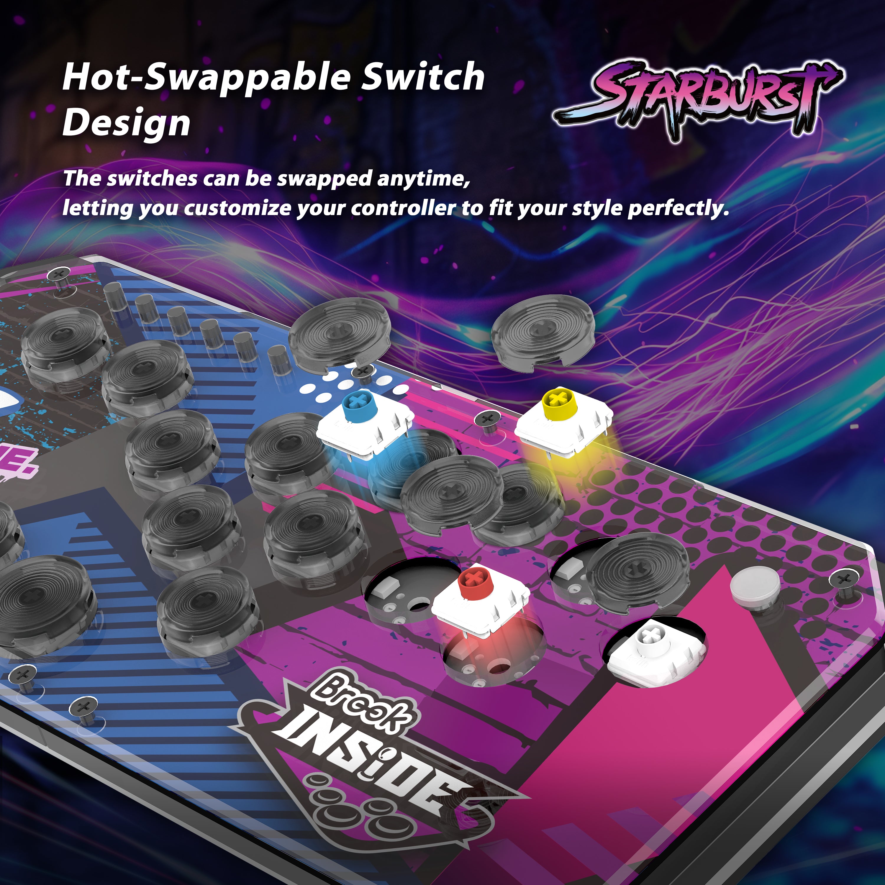 Brook Fighter Starburst All-Button Arcade Controller(Free Gift