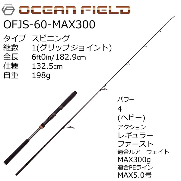 アブガルシア オフショアロッド オーシャンフィールド ジギング OFJS