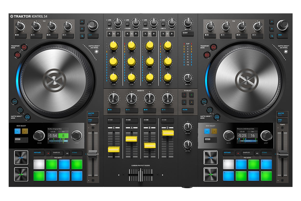 Traktor Kontrol S4 MK3 + Free Chroma Caps – DJ TechTools