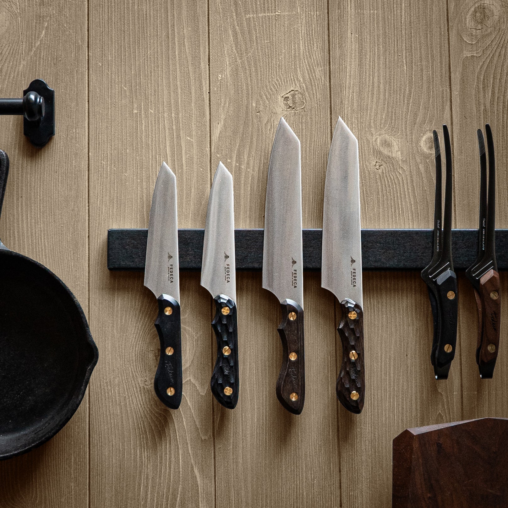 三徳包丁 大 プレーンブラウン 17,600円【000980】