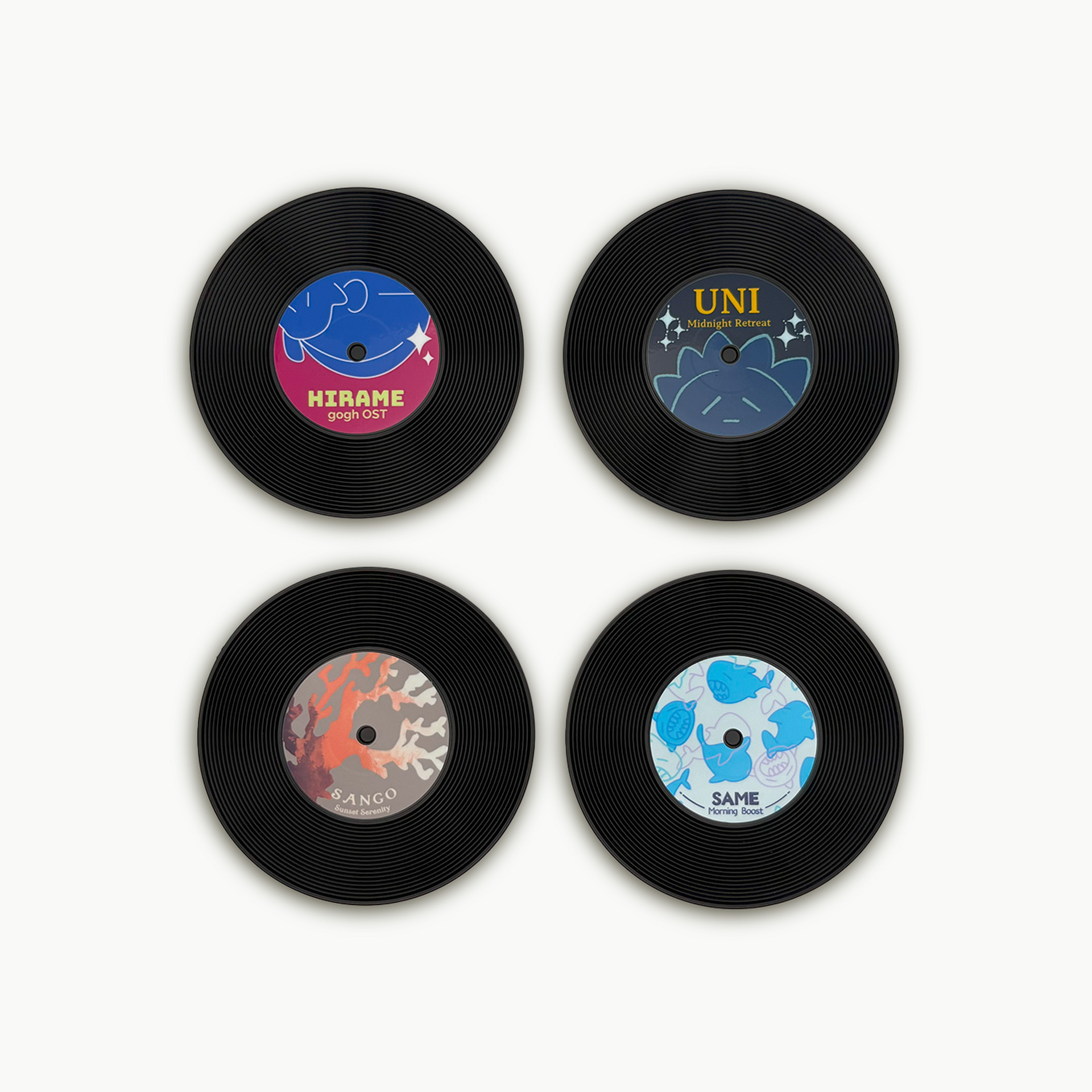 gogh レコード型コースター – gogh ONLINE STORE