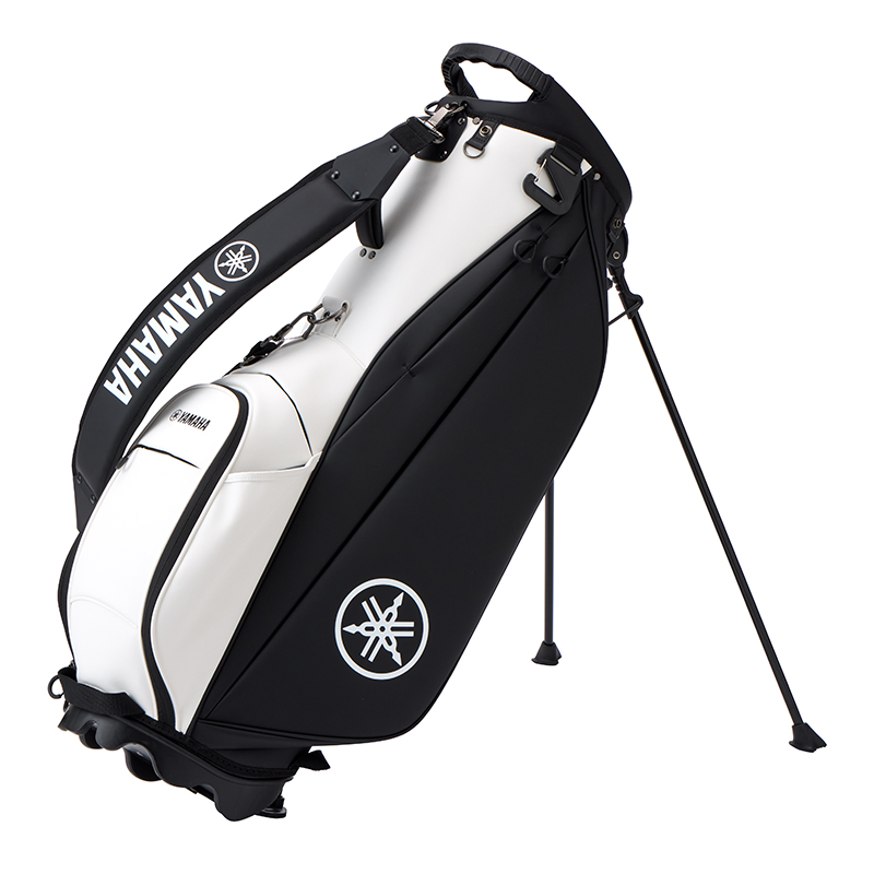 レギュラースタンドキャディバッグ ブラック×ホワイト | ヤマハ ゴルフ