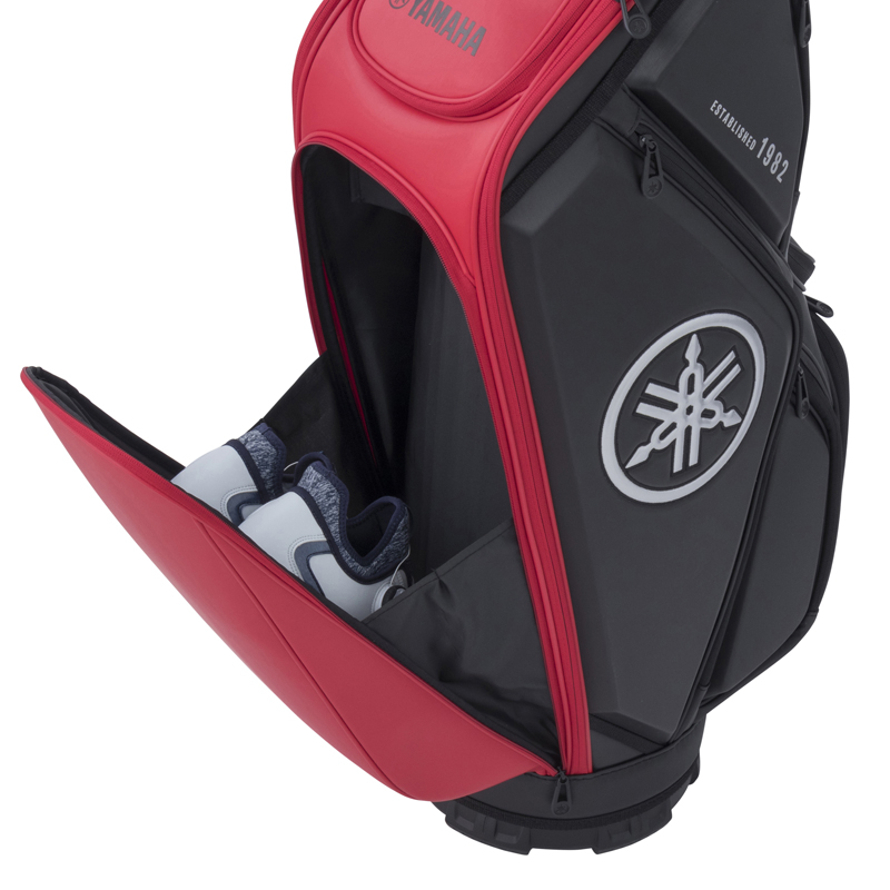 ミドルサイズキャディバッグ ホワイト×レッド×ネイビー | ヤマハ