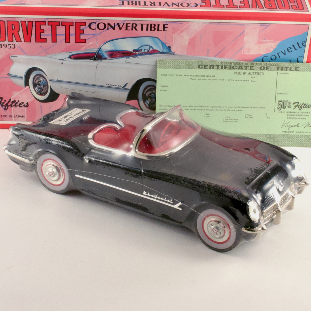 50's Fifties corvette convertible type 1953 黒色 - いずみ洋行の