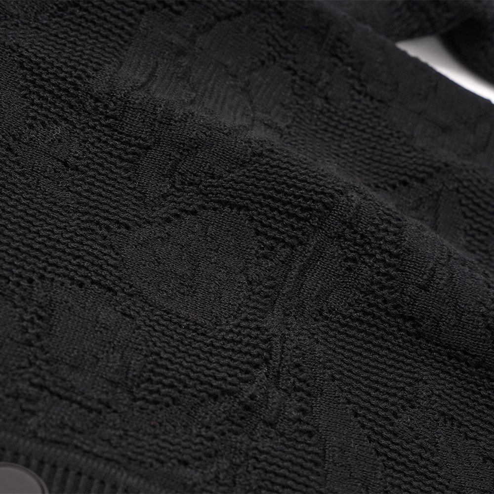 JKPT STORE / CROCHET ROSE CARDIGAN BLACK