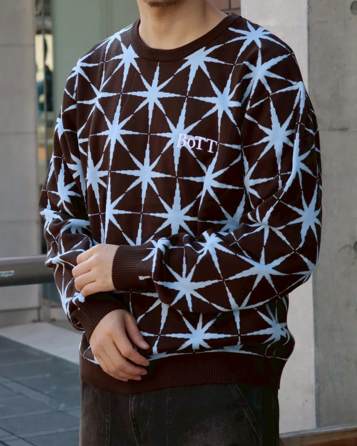 BoTT(ボット) / Sparkle Jacquard Knit Sweater | 公式通販・JACK in