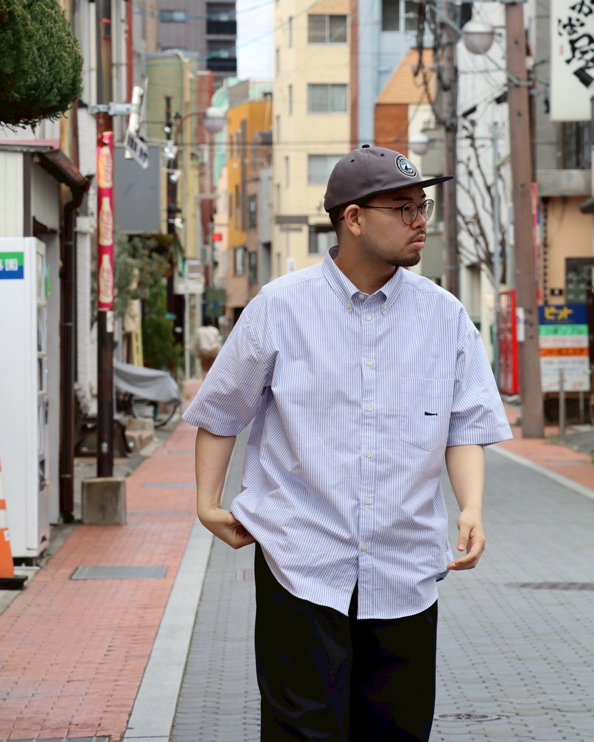 DESCENDANT (ディセンダント) / KENNEDY'S OXFORD SS STRIPE SHIRT