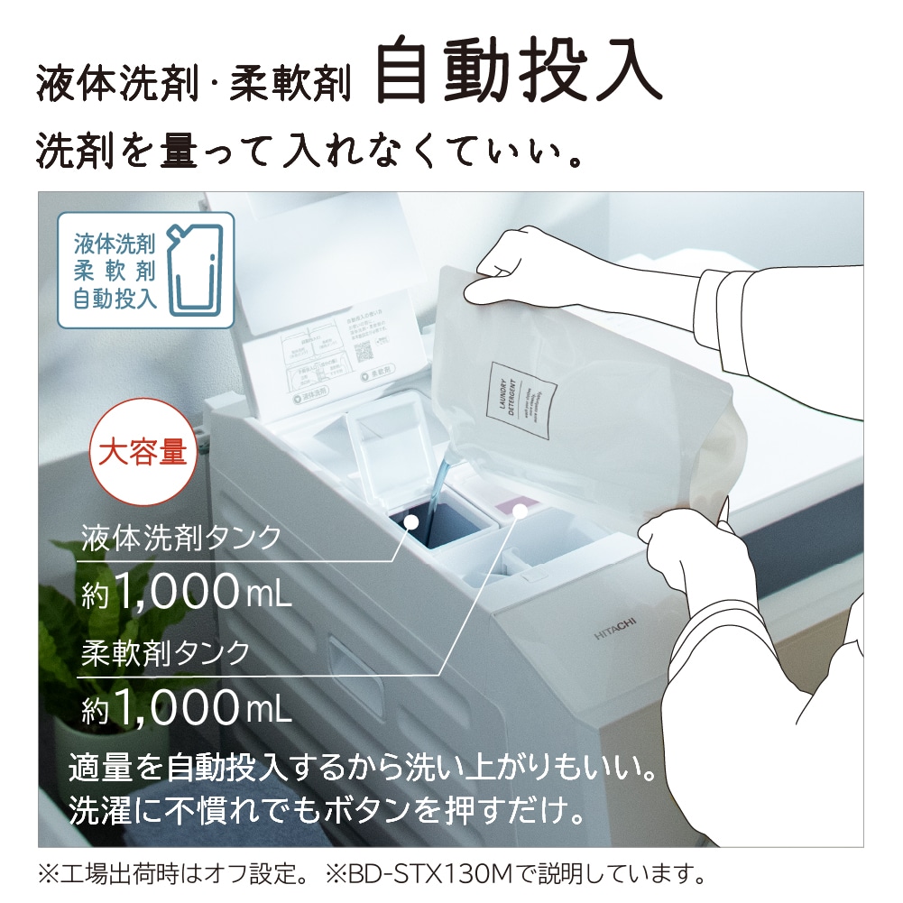 2W】ドラム式洗濯乾燥機（ ビッグドラム ）BD-SX130MR H(ダークグレー