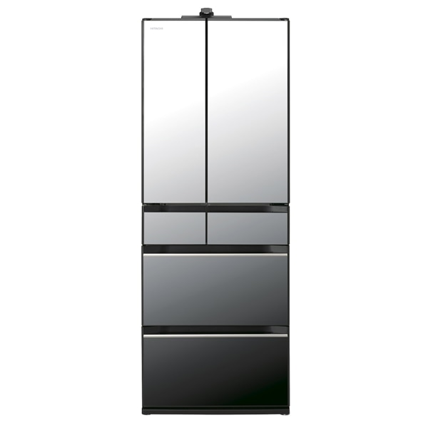 冷蔵庫（617L）R-HXCC62X X(クリスタルミラー): キッチン家電/日立の