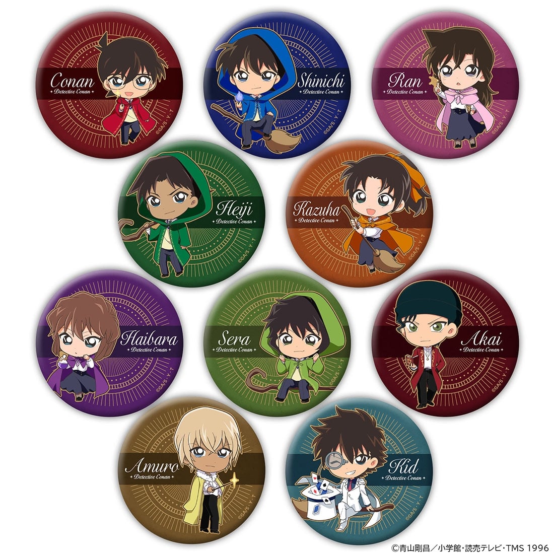 名探偵コナン」にいてんご缶バッジコレクション 魔法使い vol.2 BOX