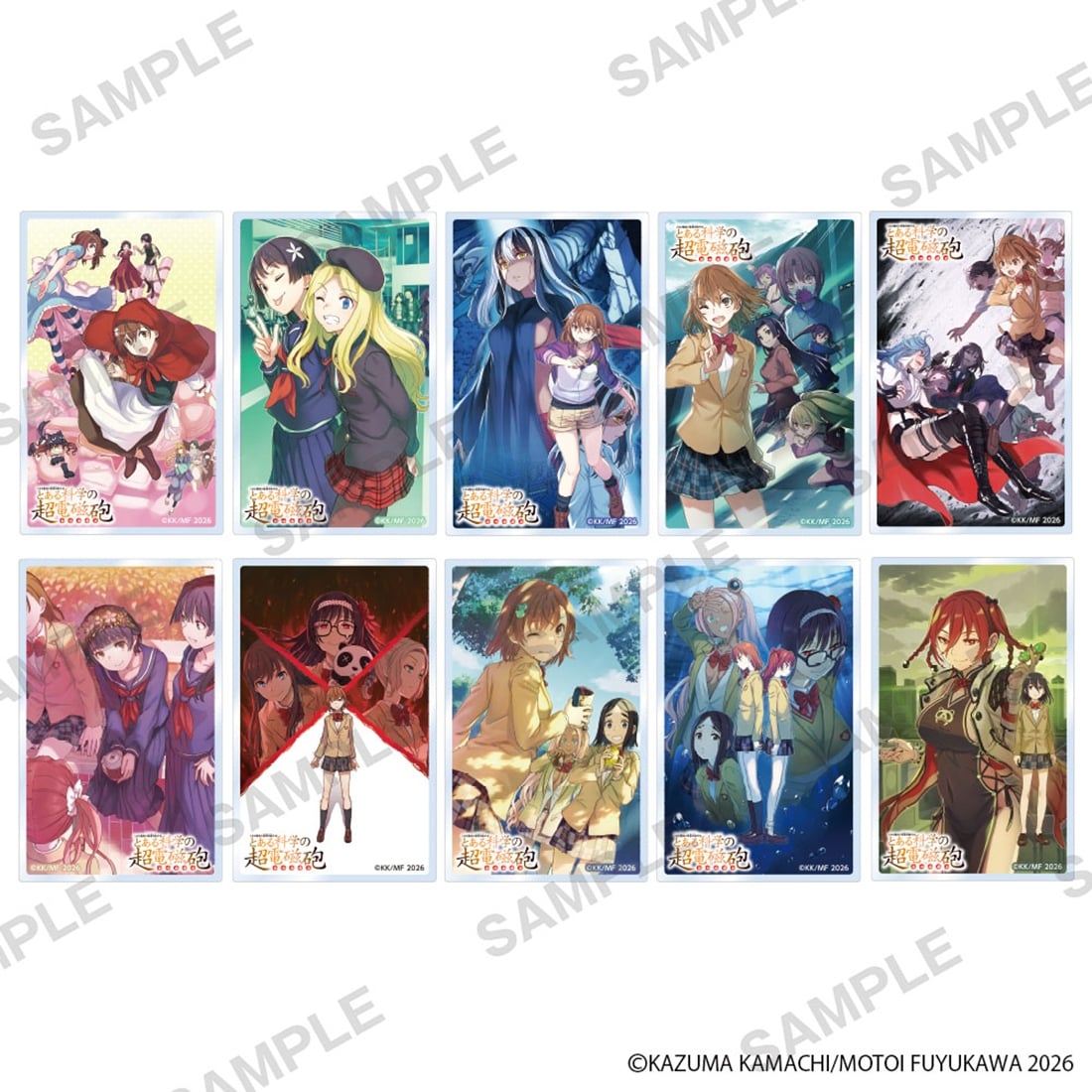 コミック「とある科学の超電磁砲」 トレーディングアクリルカードB box