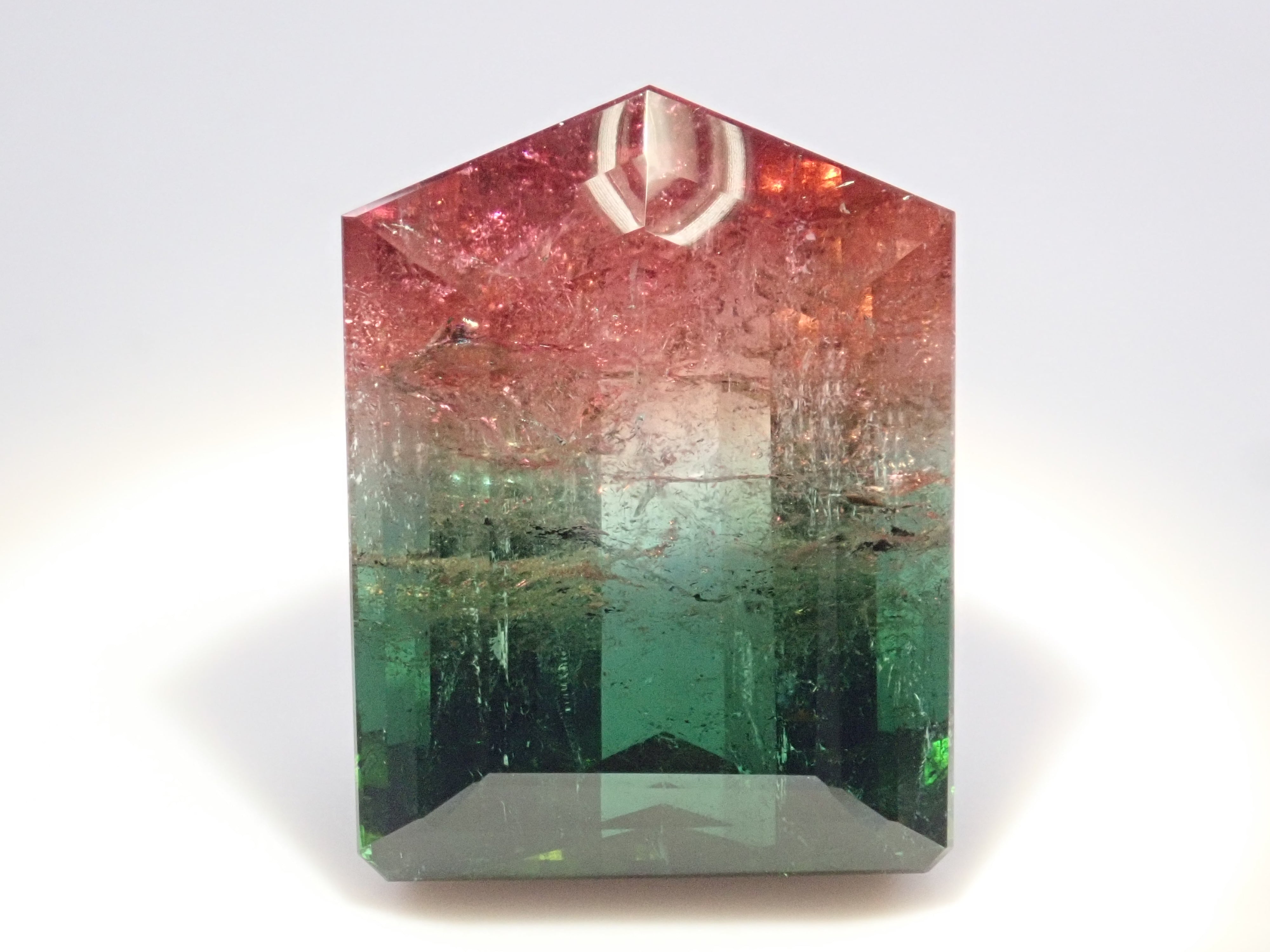 ブラジル産パーティカラートルマリン 32.207ctルース（トリカラー