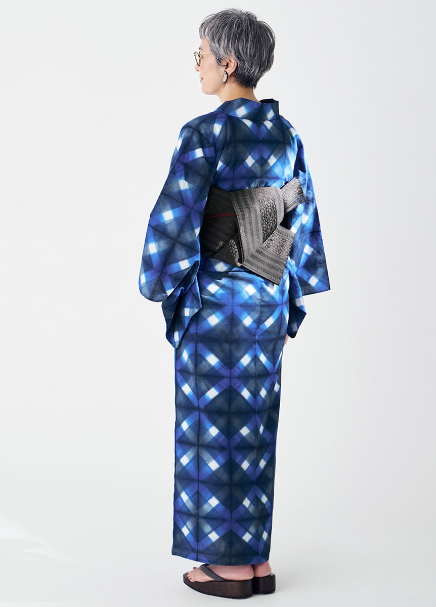 粗紗半幅帯 博多織 華切子・焦茶（ご予約受注品） | 帯 | やまと