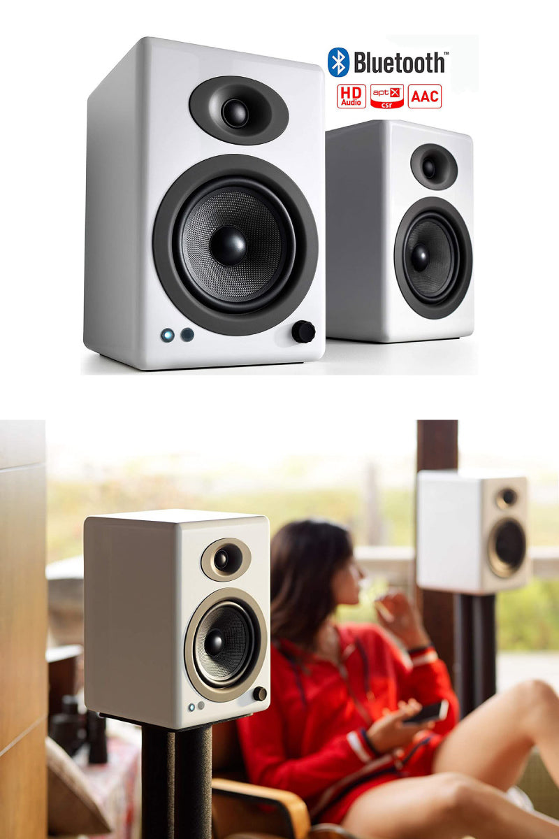 Audioengine A5+ Wireless Bluetooth 5.0 ワイヤレス パワード