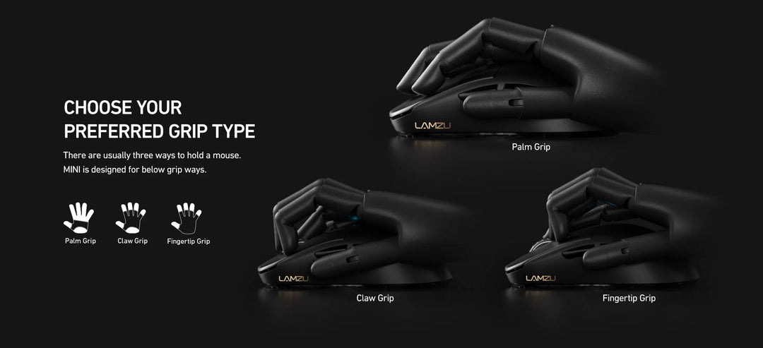 LAMZU Atlantis Mini 4K 4Kレシーバー付属 超軽量 約51g ワイヤレス