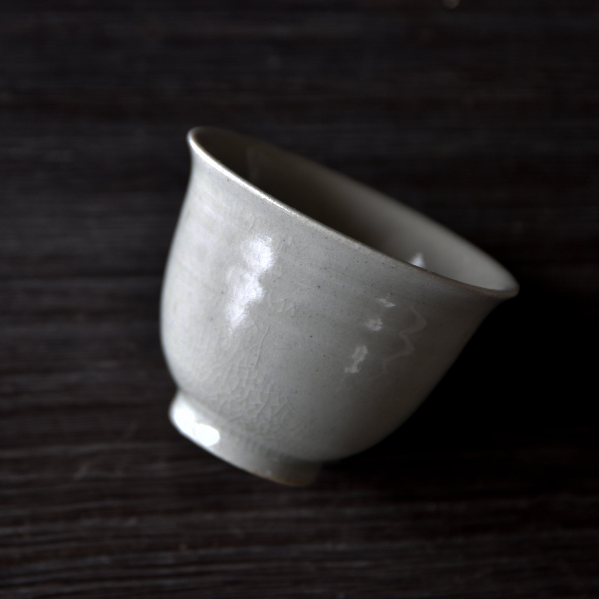 枝月窯 齋藤有希子 白釉煎茶碗 – kiwaha-tea