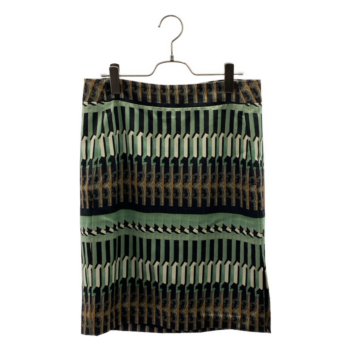 DRIES VAN NOTEN シルク ウール 総柄 パッチワーク ドレス ドリス