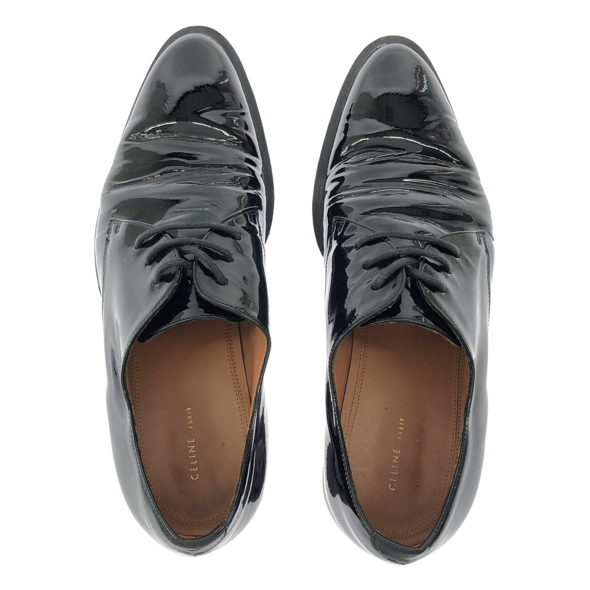 CELINE / セリーヌ | フィービー期 パテントレザー レースアップ