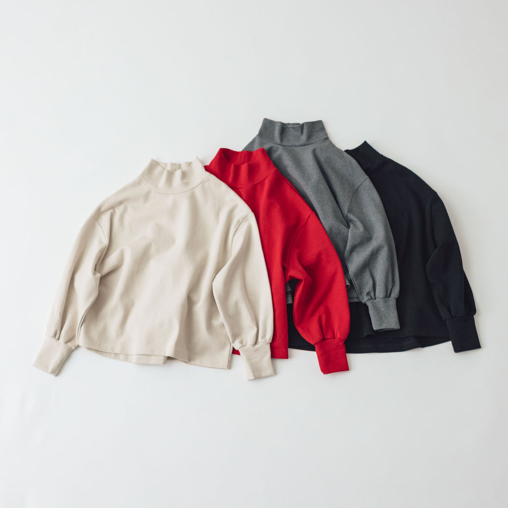 くらすこと ＋to 大人の定番、ハイネックプルオーバー ｜くらすこと