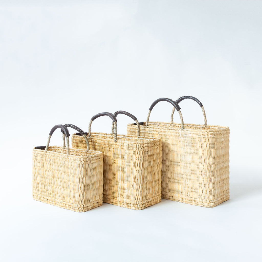 warang wayan ストローかごバッグ 深型 ブラウン ｜くらすこと公式