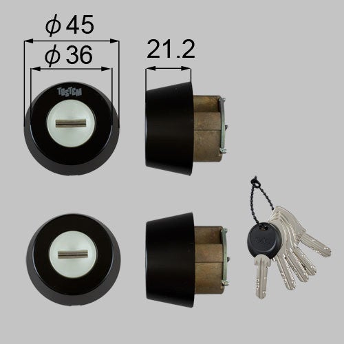 LIXIL・トステム ドア錠セット（MIWA DNシリンダー） 玄関ドア