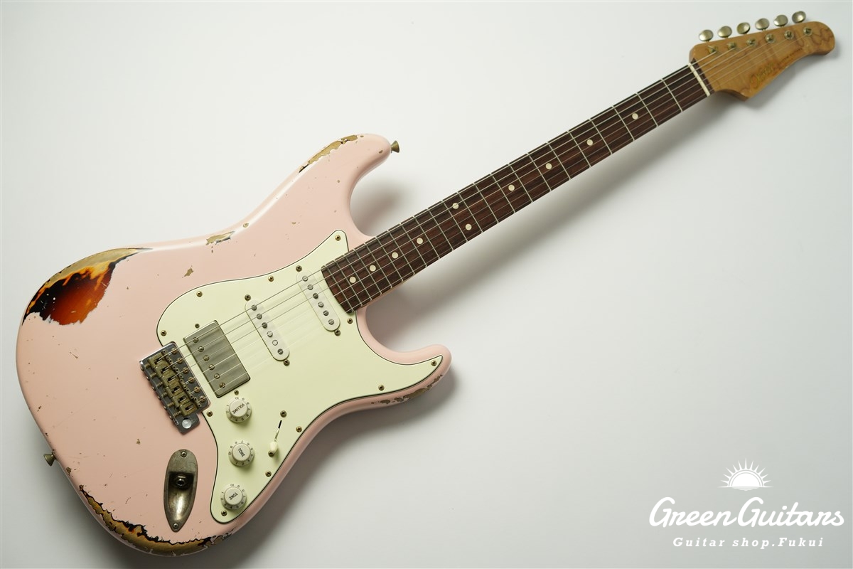 Xotic XSC-2 - Shell Pink over 3TB / Heavy Aged / Alder / R