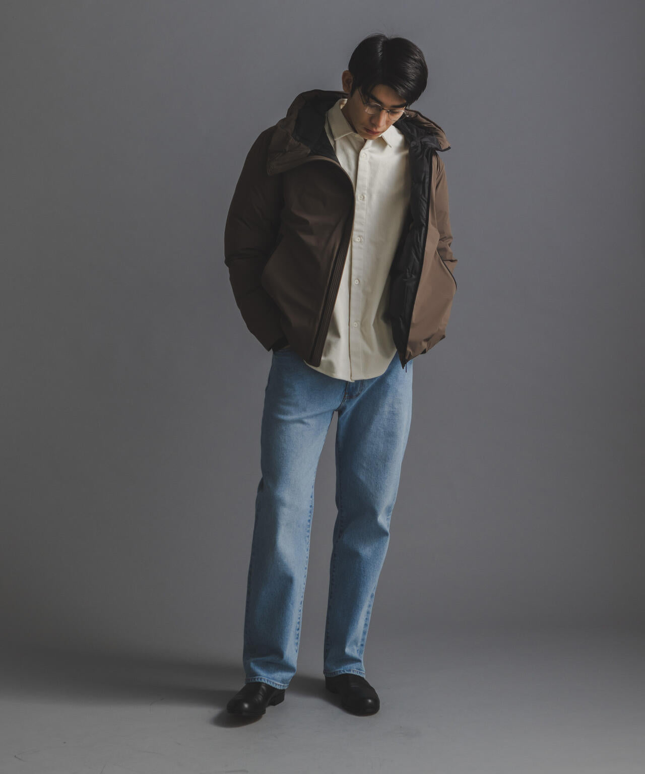 西川ダウン(R)」スポーティー フード ダウン