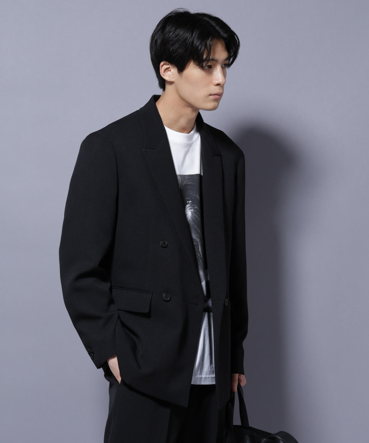 Reflax(R) ダブルクロスウェザーダブルブレストジャケット