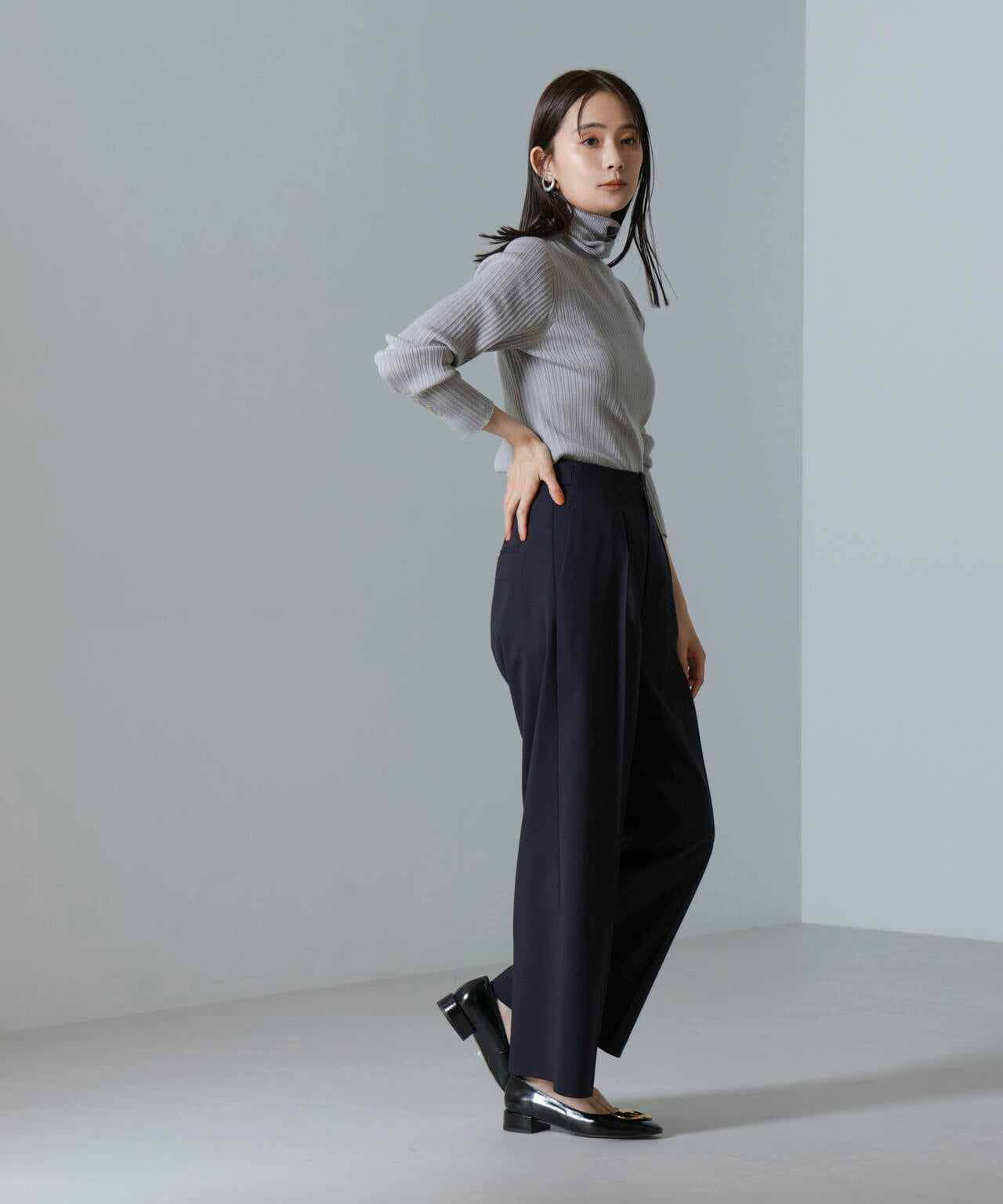 ドライ ウェザー ストレッチ インタック ワイド パンツ ( セットアップ 可)