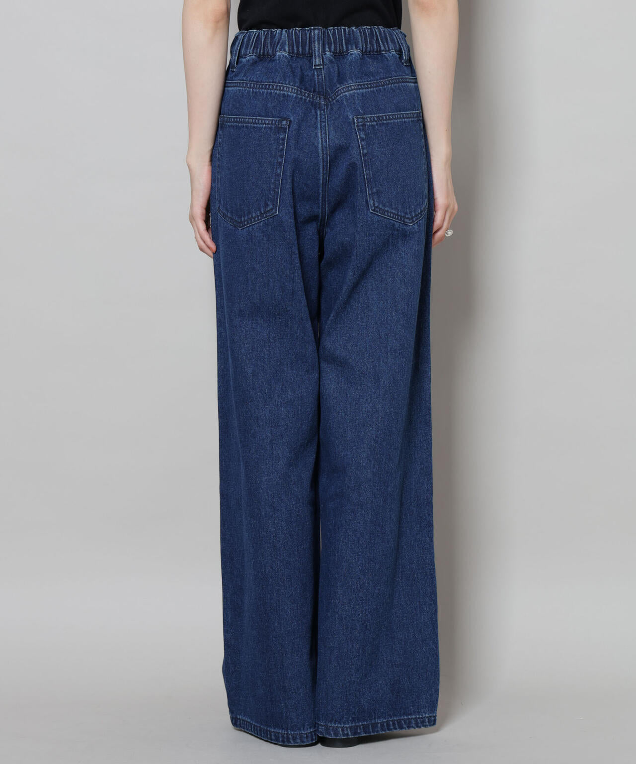 ドロスト ワイド デニムパンツ