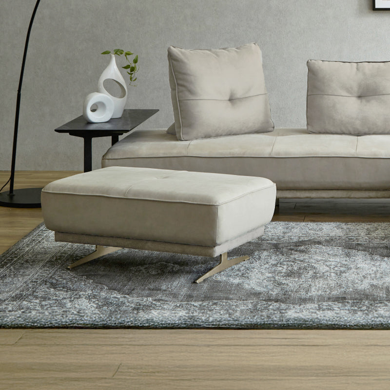 アルフレード オットマンスモール ペールゴールド脚 ｜ RELAX FORM