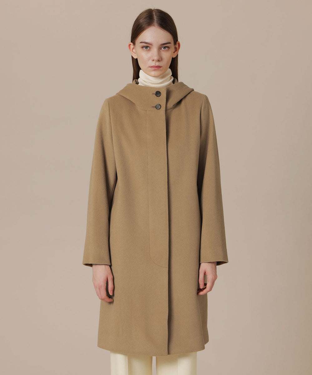 WEB・一部店舗限定】ソフトウールモッサフーデットコート(コート