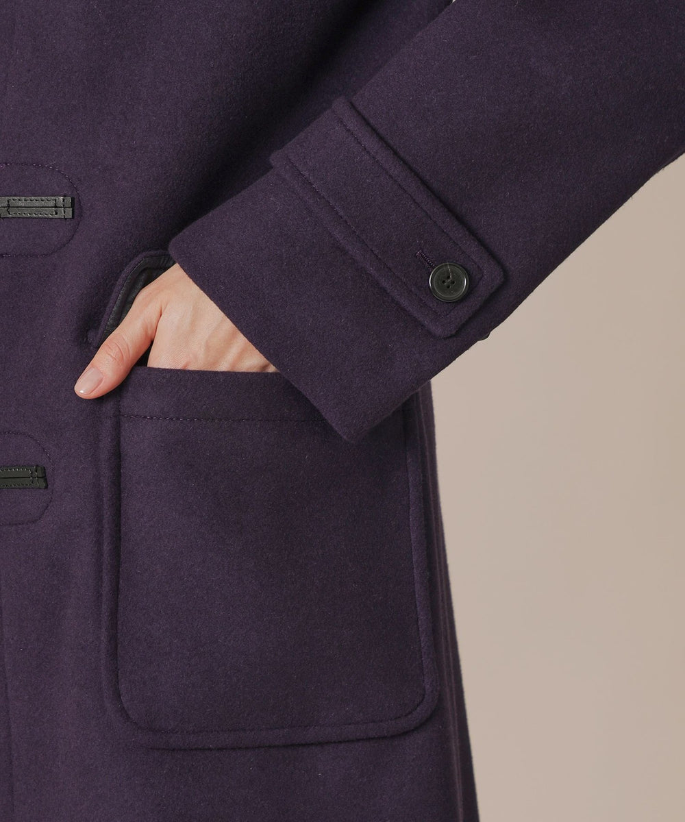 LERWICK/ラーウィック】ウールパイルメルトンダッフルコート(コート