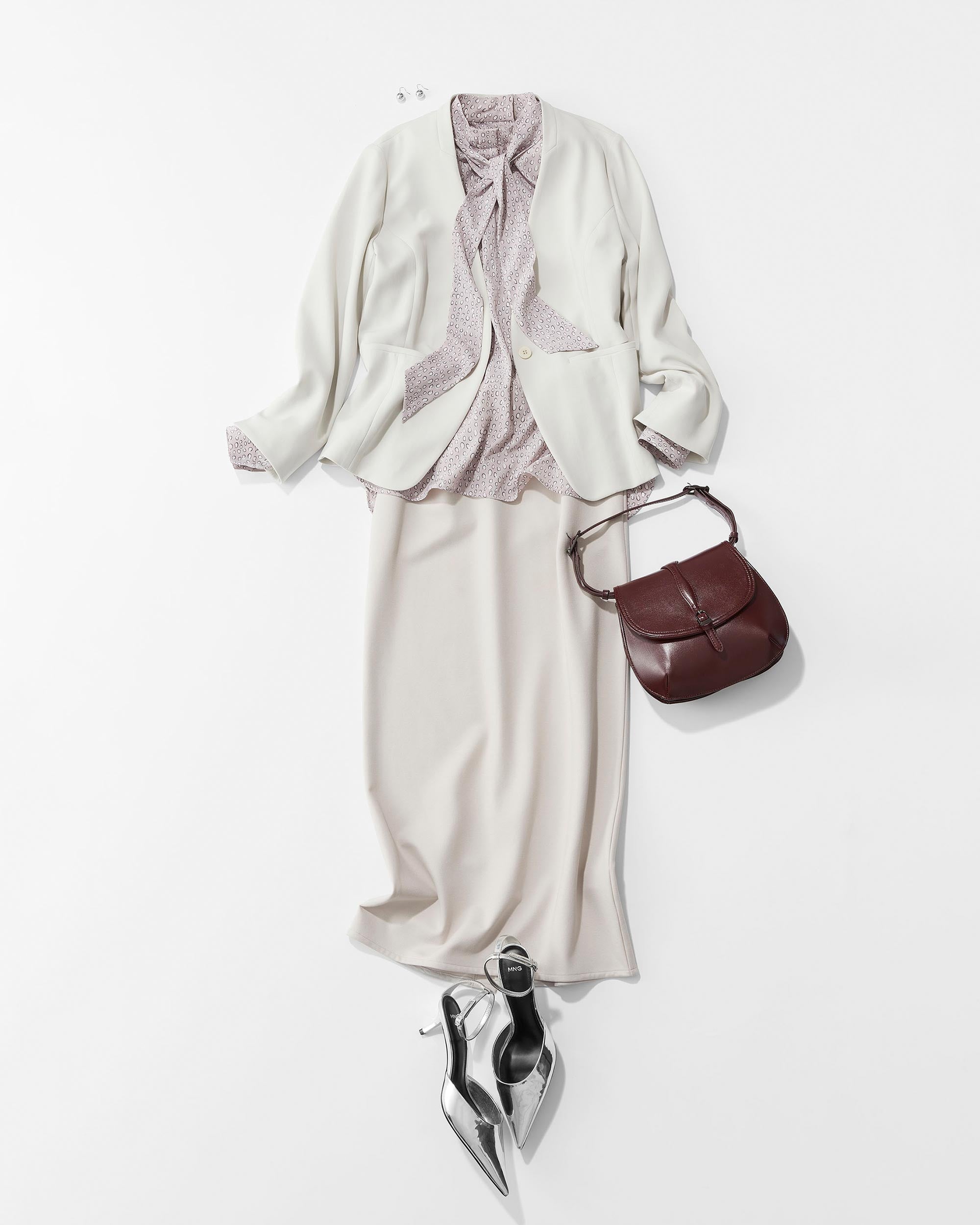 レオパード柄ボウタイブラウス - SOÉJU online store｜上質な大人の