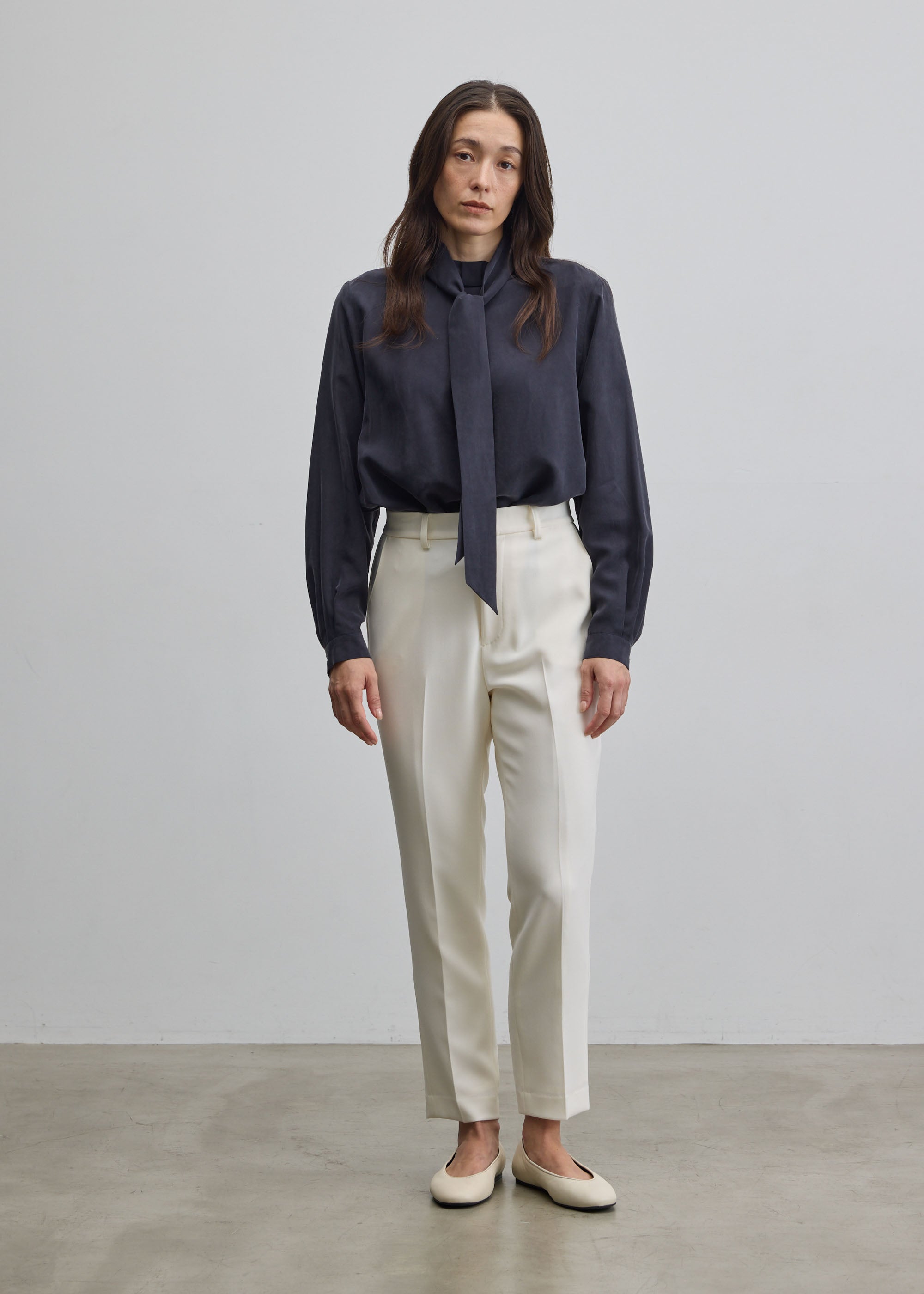 シルクボウタイブラウス - SOÉJU online store｜上質な大人の女性の