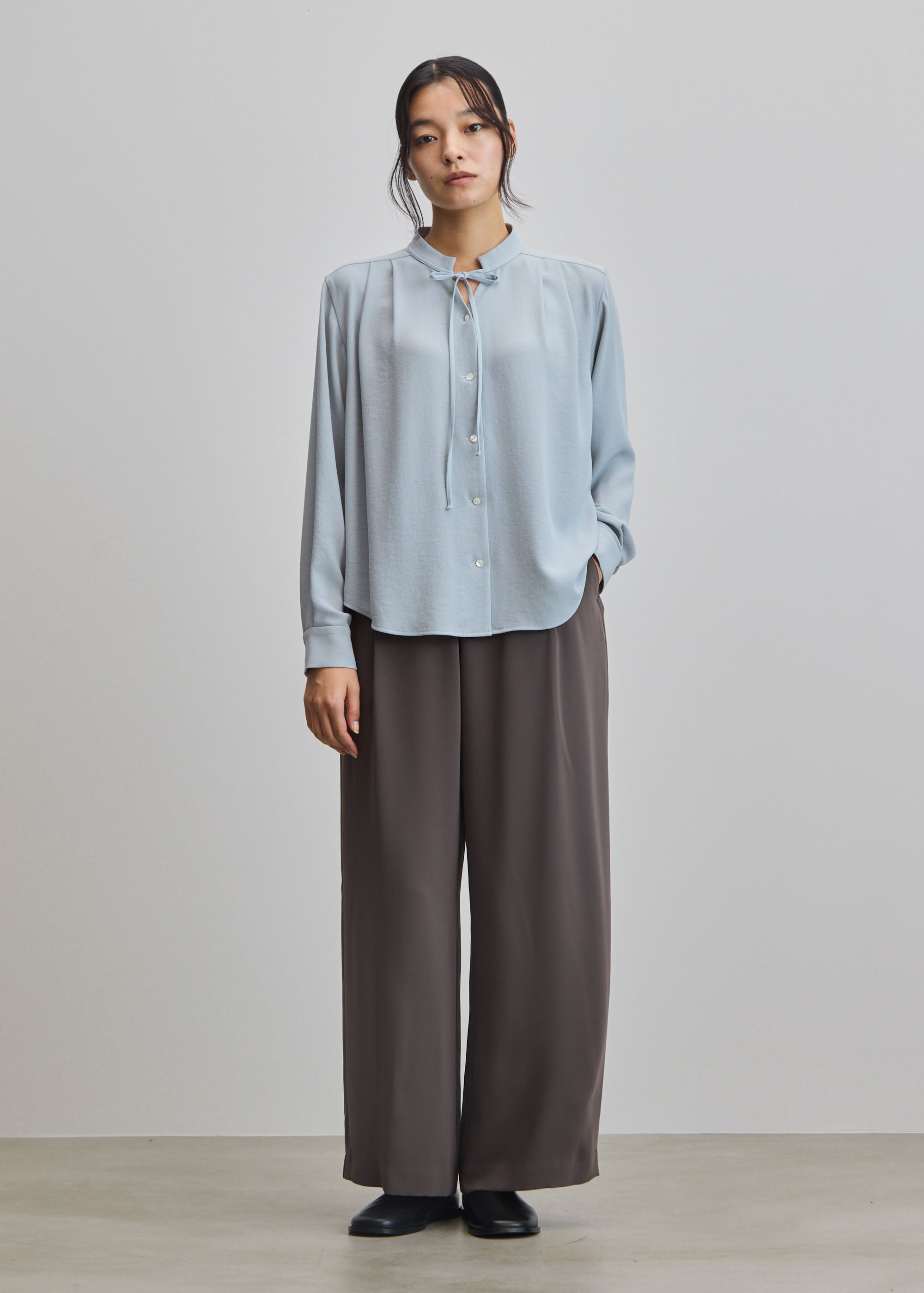 ジョーゼットリボンブラウス - SOÉJU online store｜上質な大人の女性