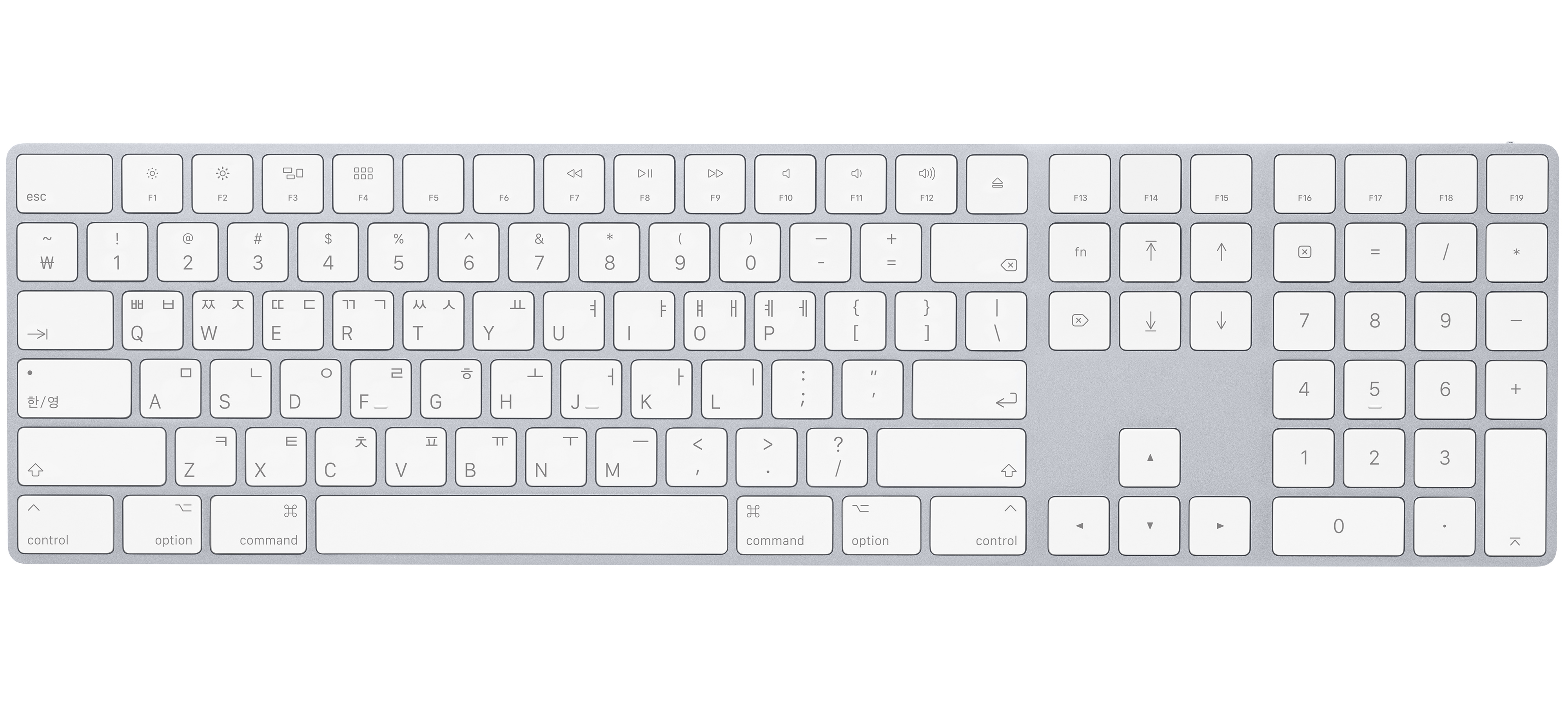 MacのためのMagic Keyboard（テンキー付き）シルバーを購入 - Apple