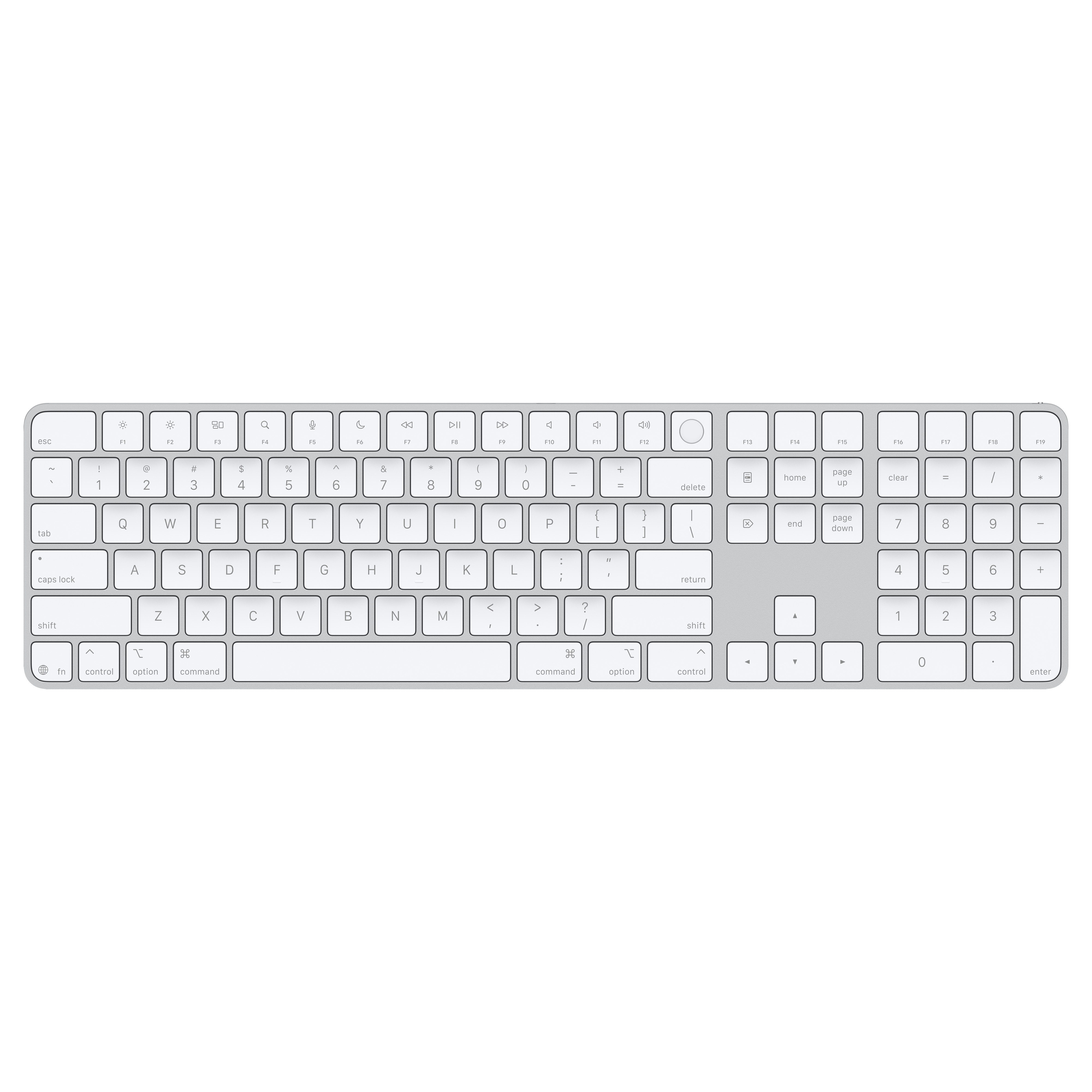Appleシリコン搭載Macモデル用Touch ID搭載Magic Keyboard（テンキー