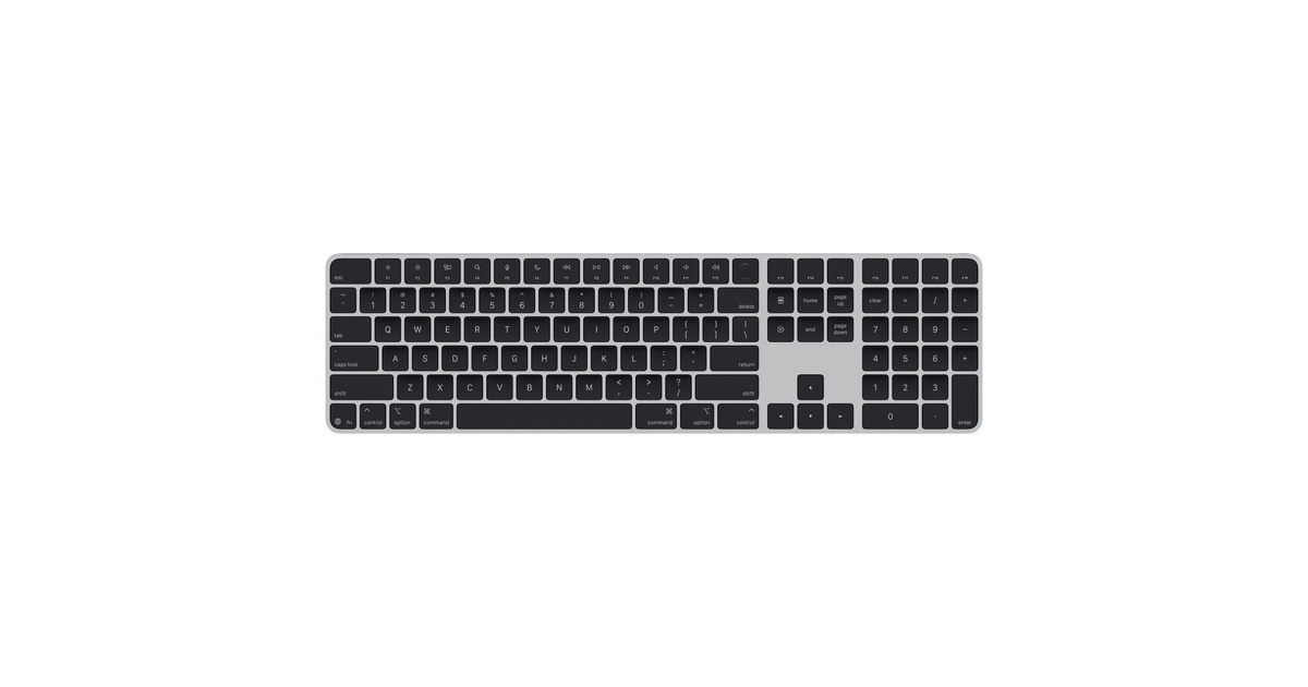 Magic Keyboard with Touch ID and Numeric Keypad for Mac models